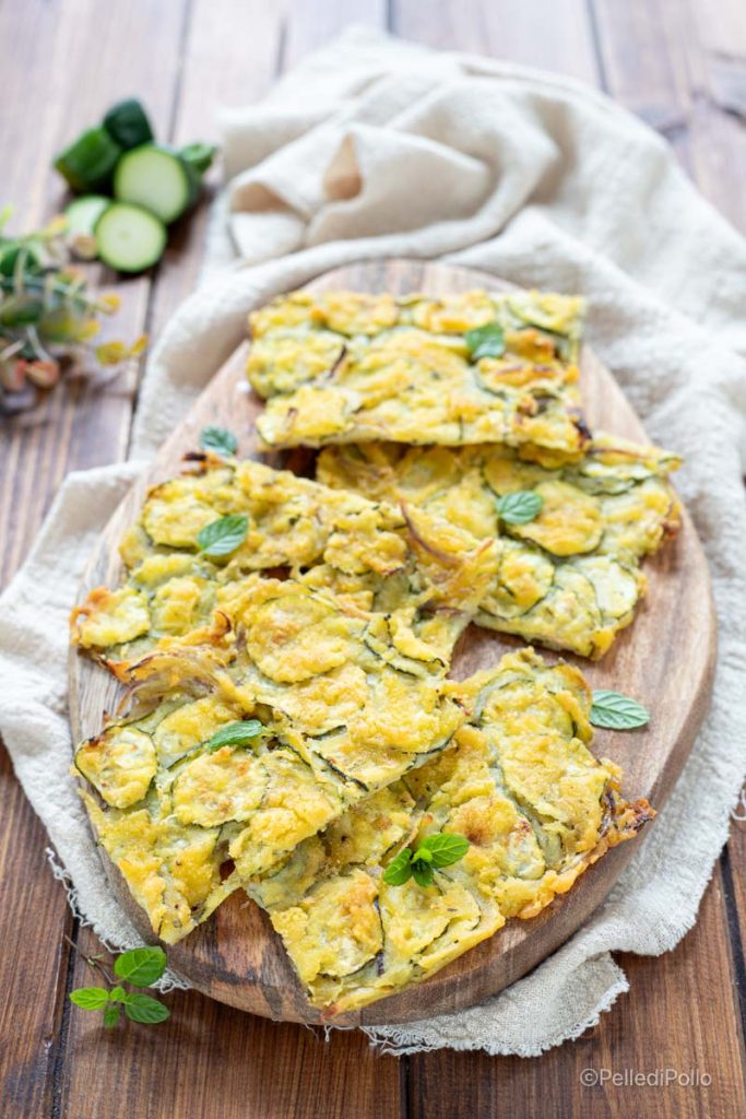 knuspriger Zucchini-Fladen