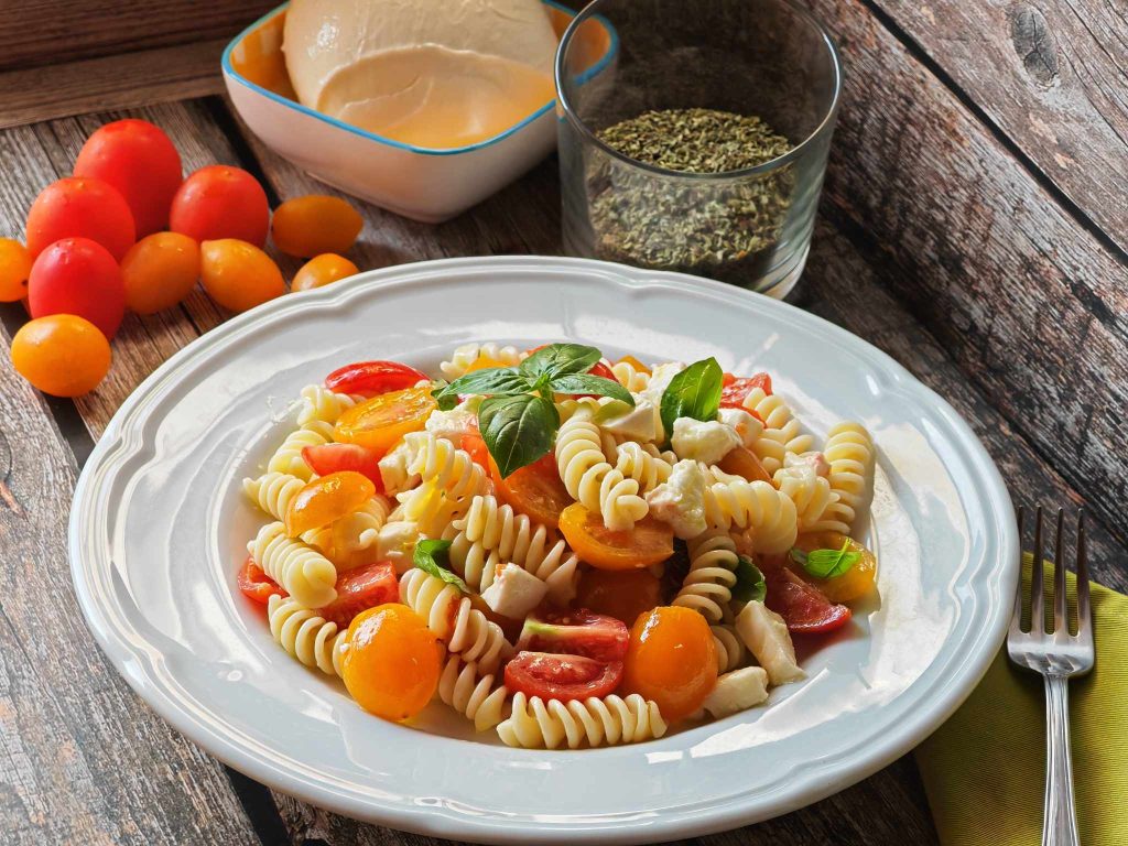 Kalte Pasta alla Caprese
