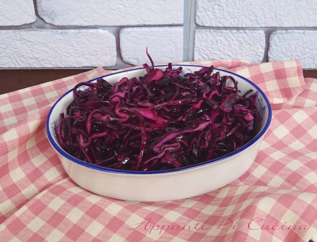 Marinierter Rotkohl