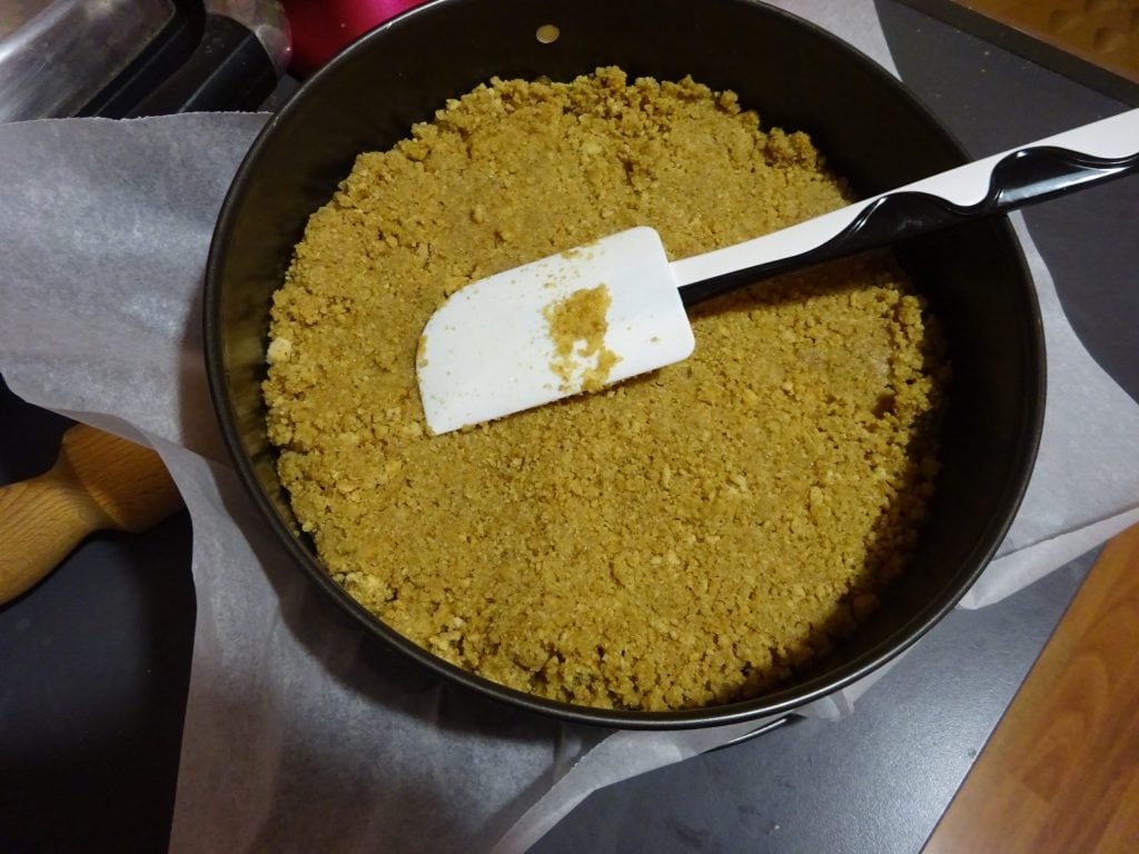 Gebackener Orangen-Mascarpone-Käsekuchen