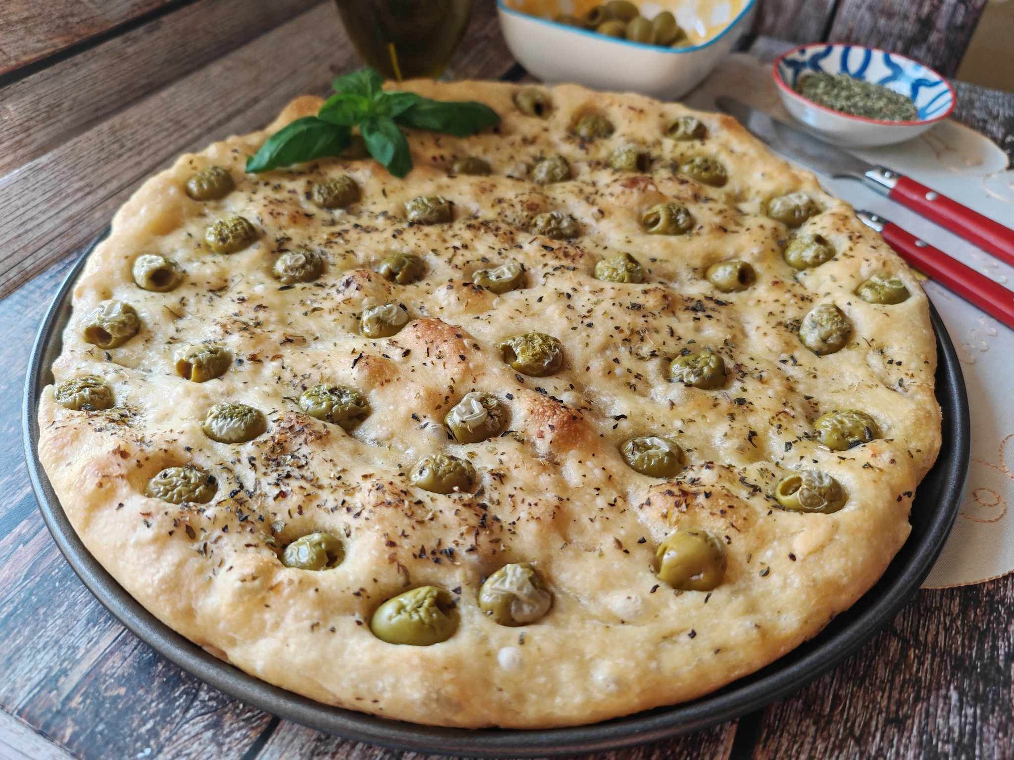 Oliven-Focaccia
