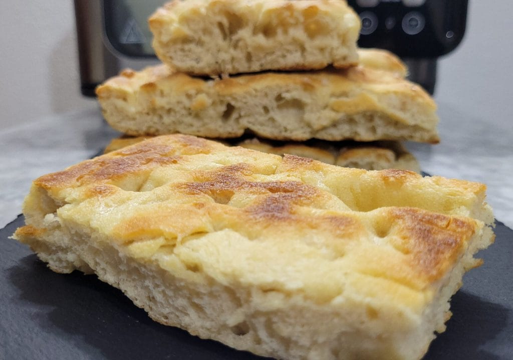 Focaccia im Heißluftfritteuse