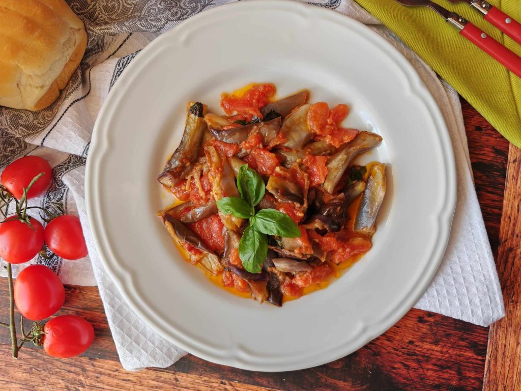 Perlina Auberginen mit Tomaten