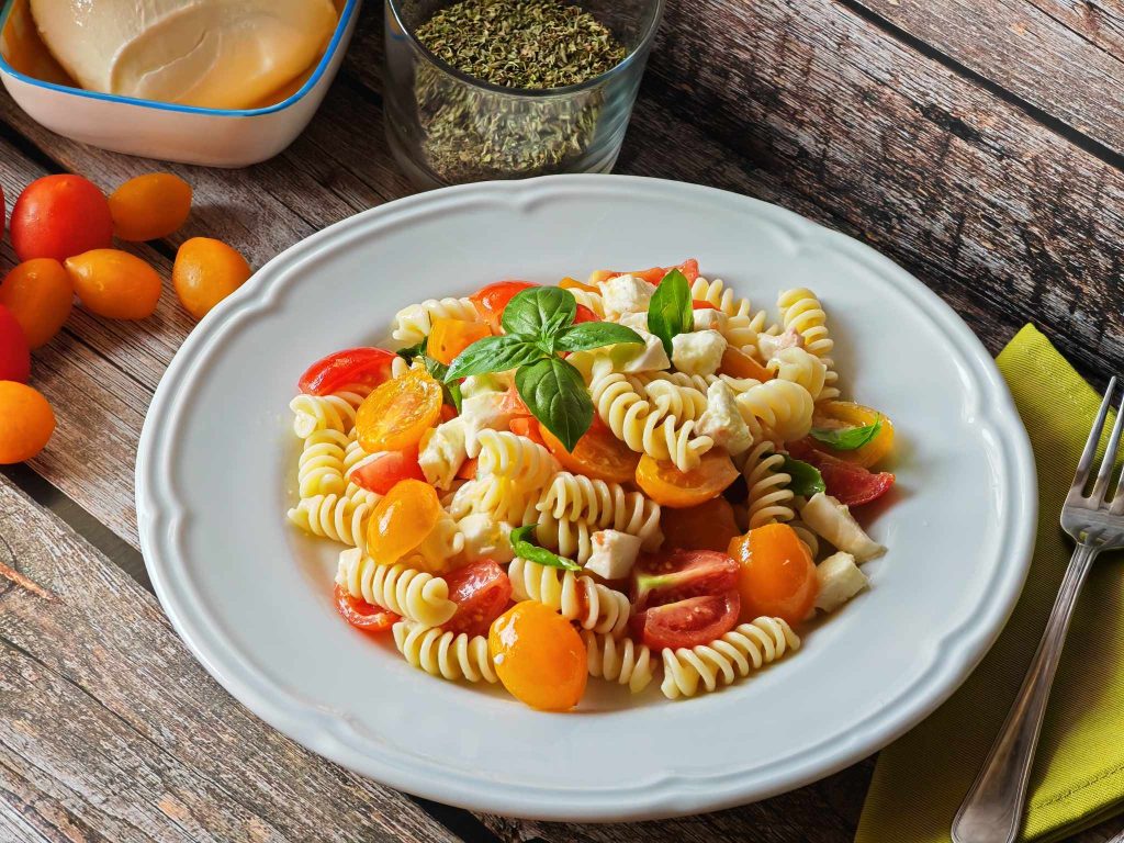 Kalte Pasta alla Caprese