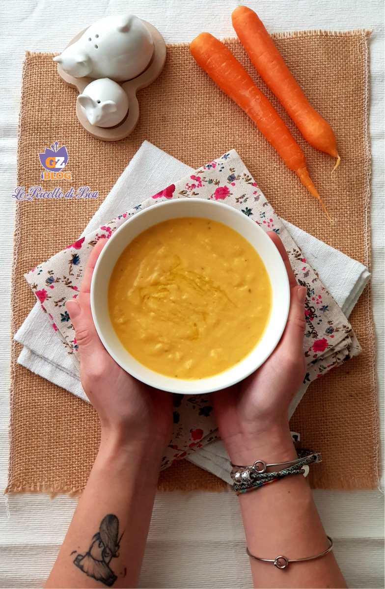 Karottencremesuppe ohne Kartoffeln