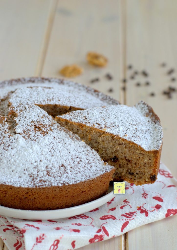 5-Minuten-Kuchen Schokolade und Nüsse gp