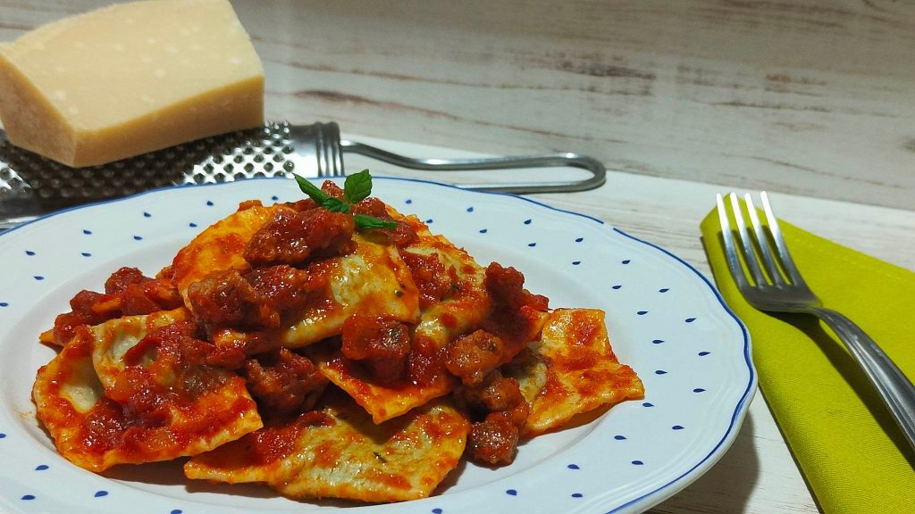 Ravioli mit Rübstiel