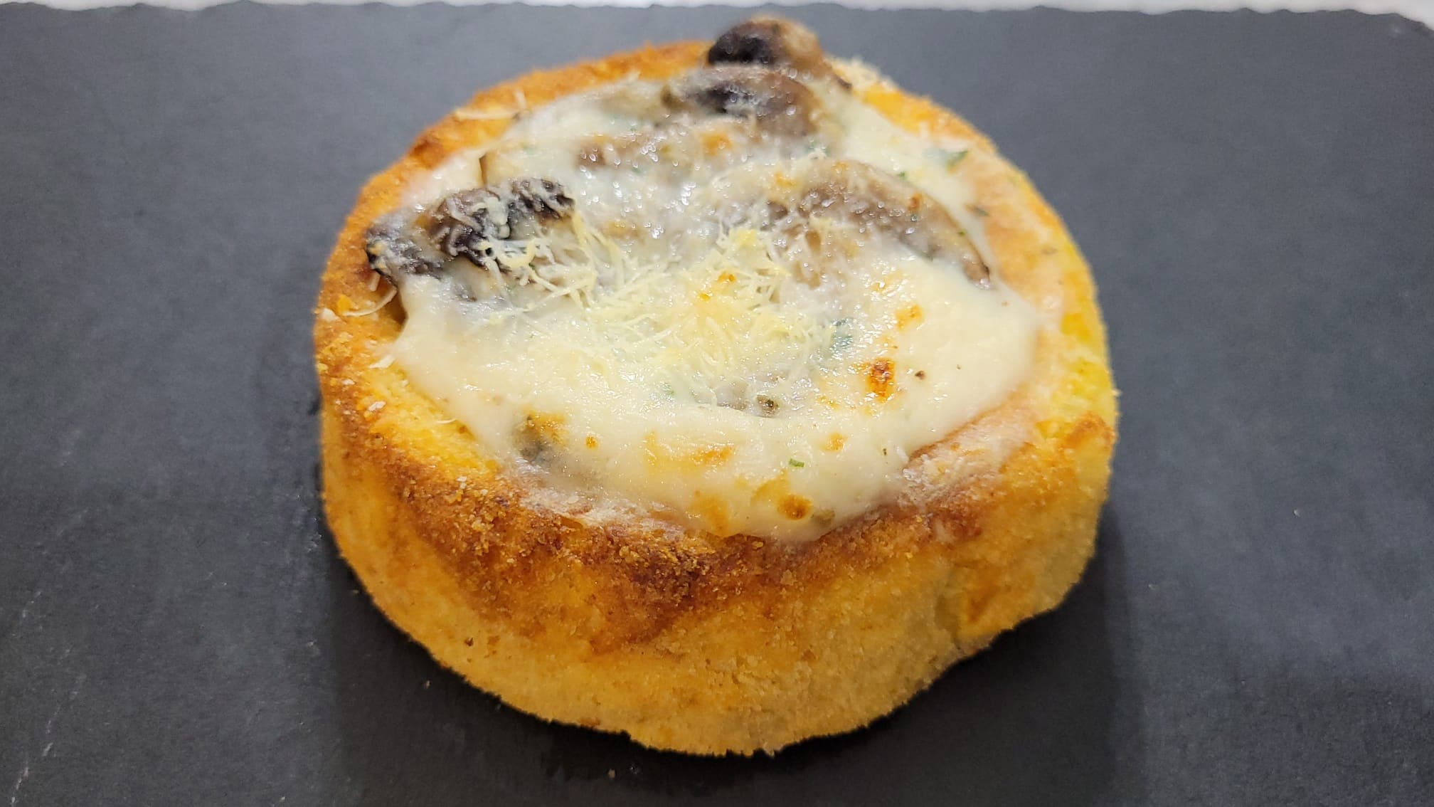 Kartoffel- und Pilzkörbchen in der Heißluftfritteuse