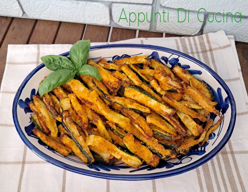 Knusprige Zucchini in der Heißluftfritteuse