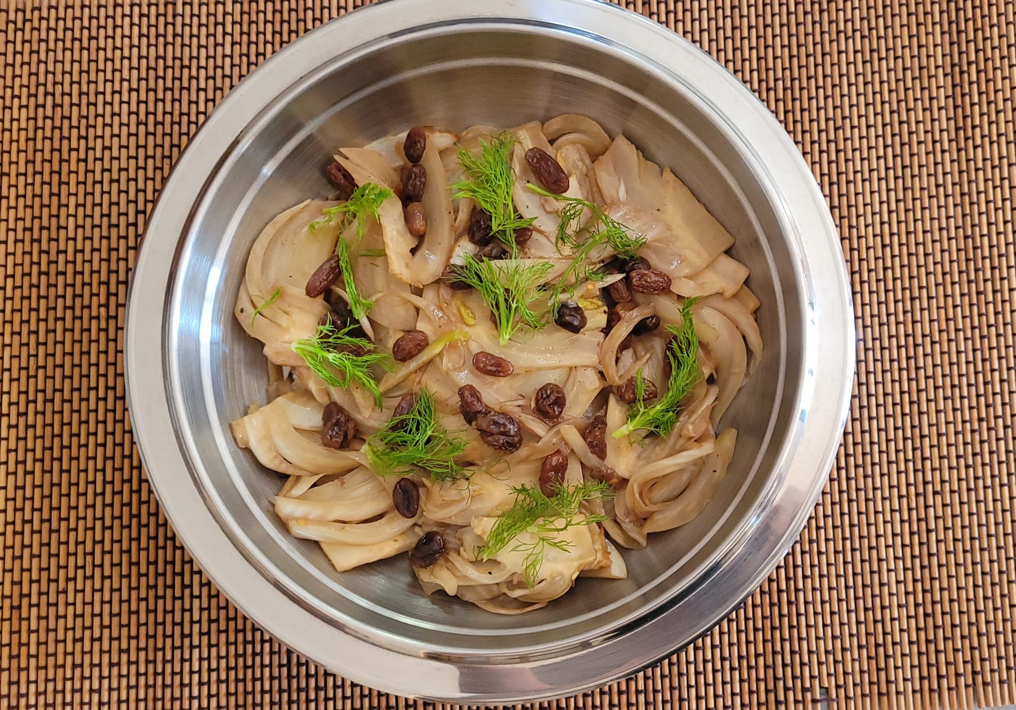 Fenchel süß-sauer in der Heißluftfritteuse