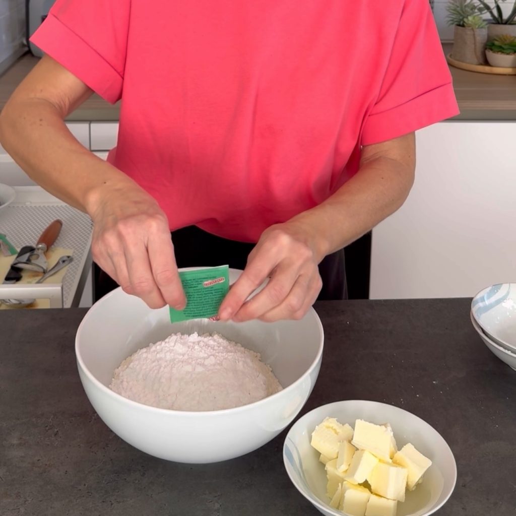 Apfelstrudel mit Mürbeteig