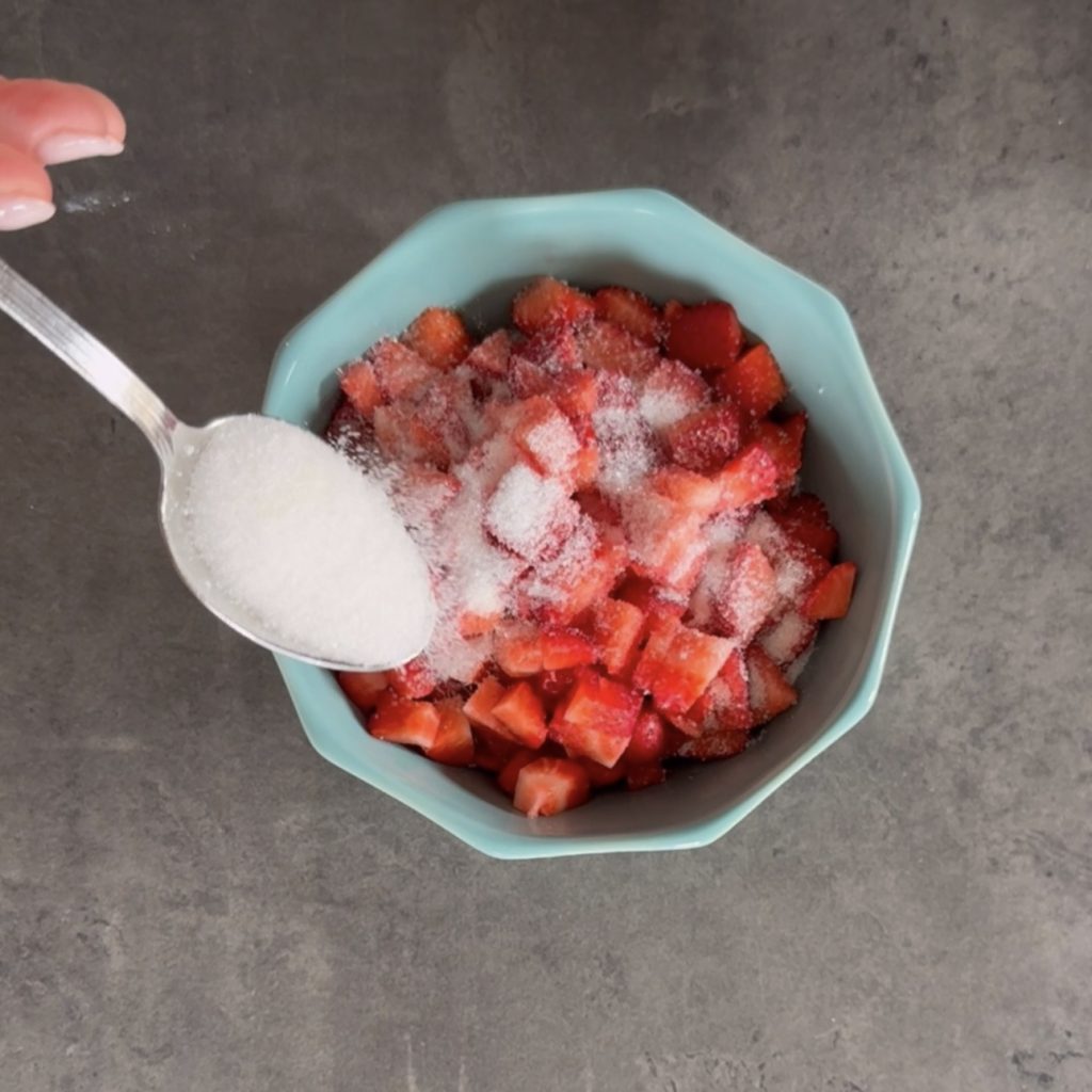 Blätterteig mit Erdbeeren