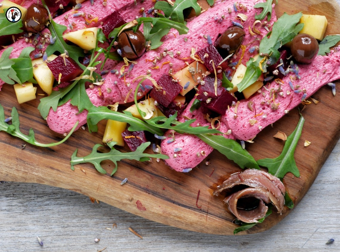Butter Board mit Rote Bete