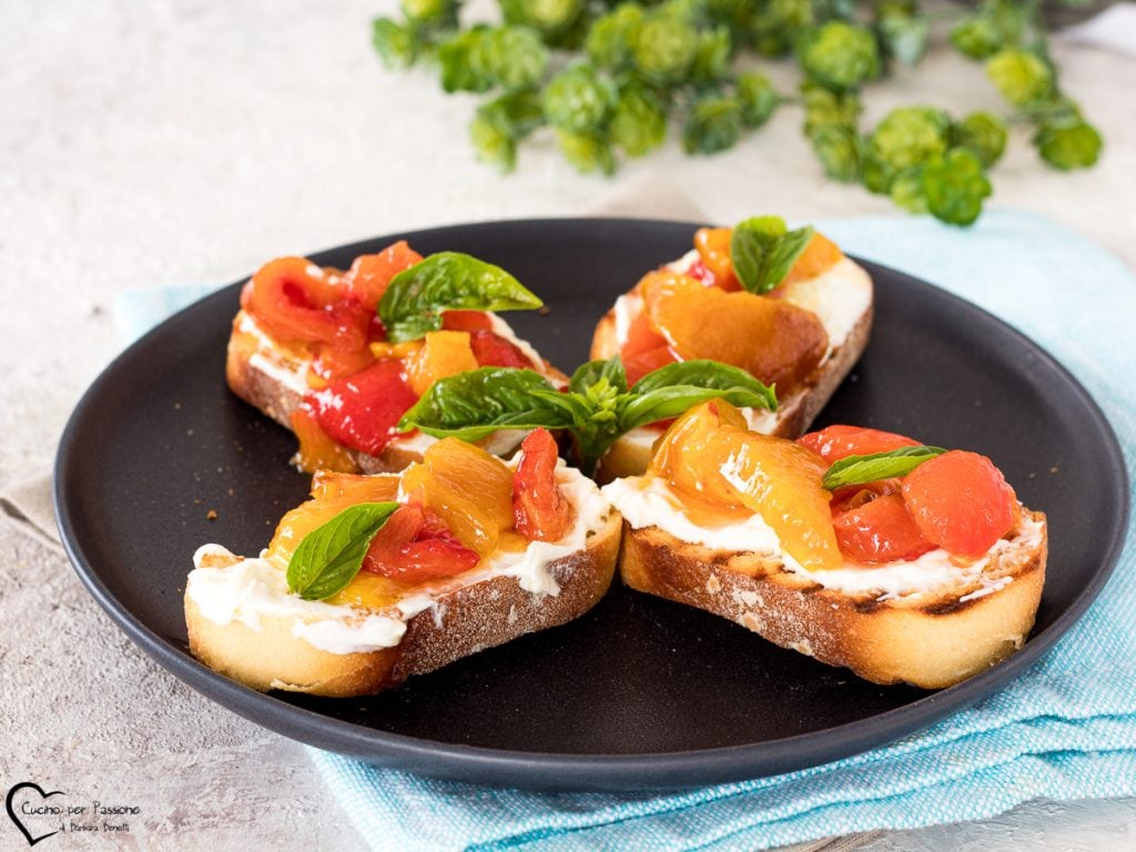 Crostini mit Paprika