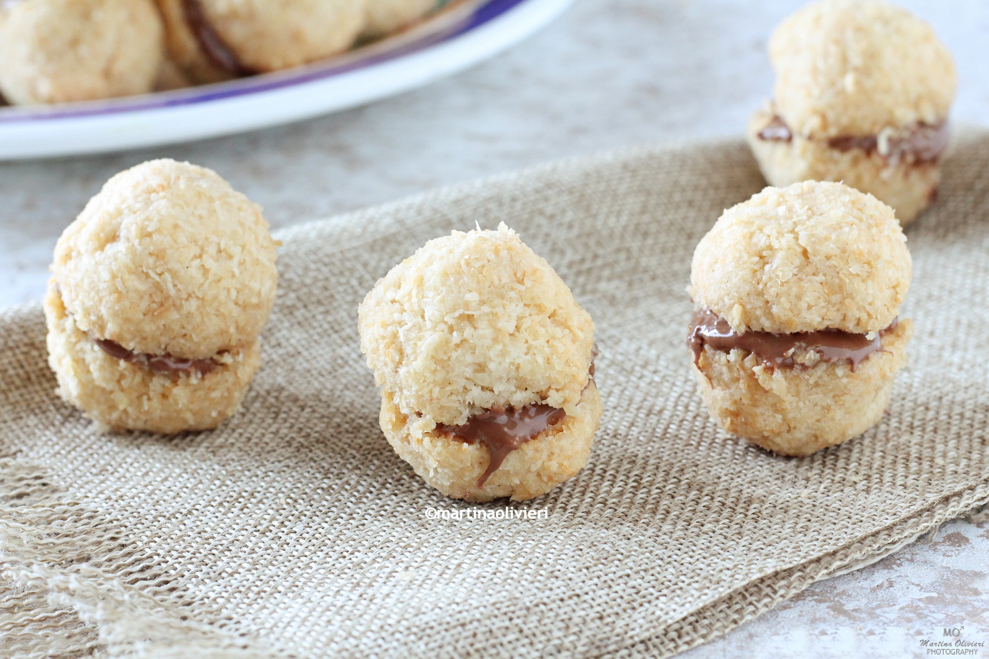 Damenküsse mit Kokos