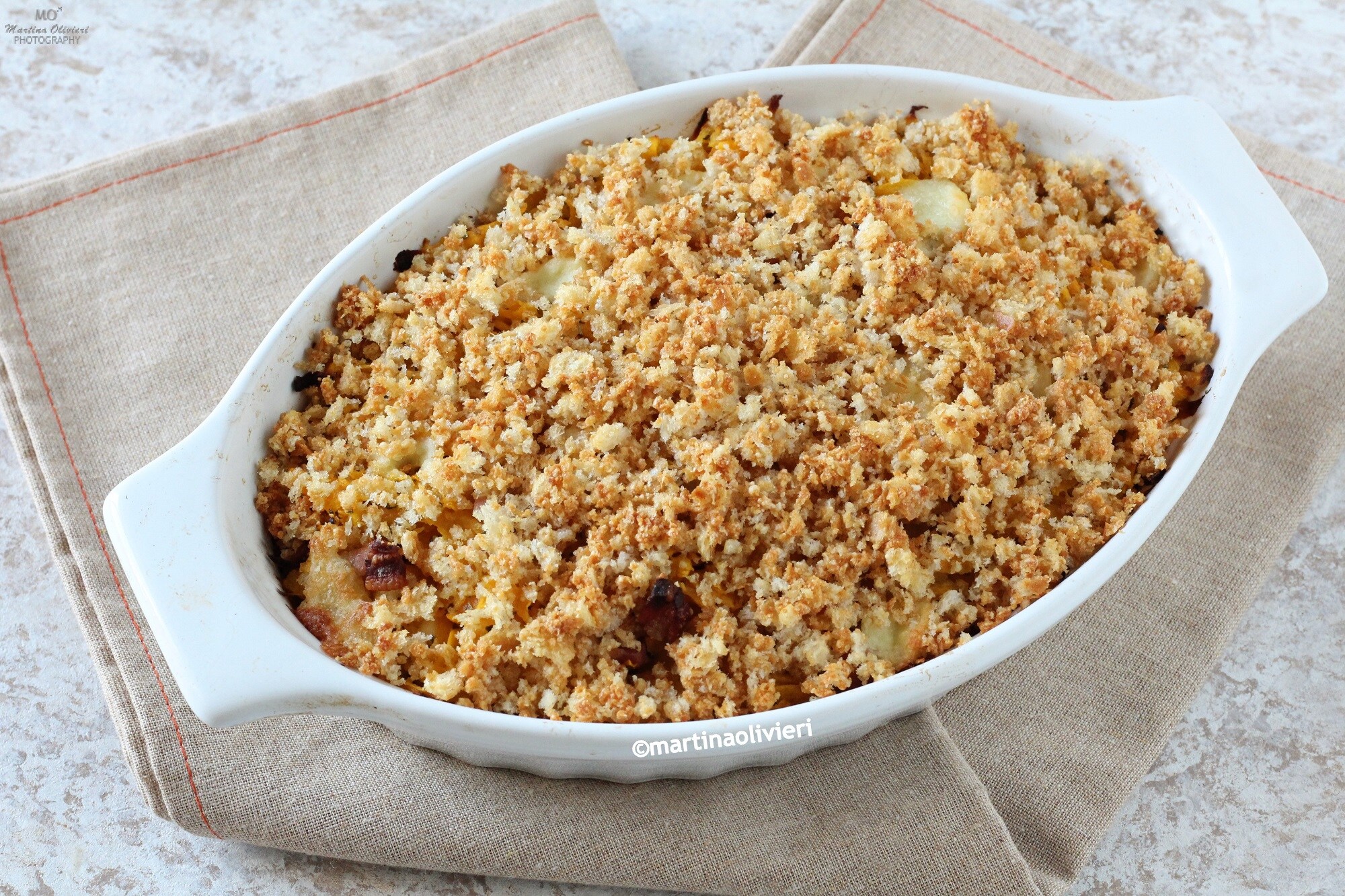 Gebackener Kürbis-Crumble