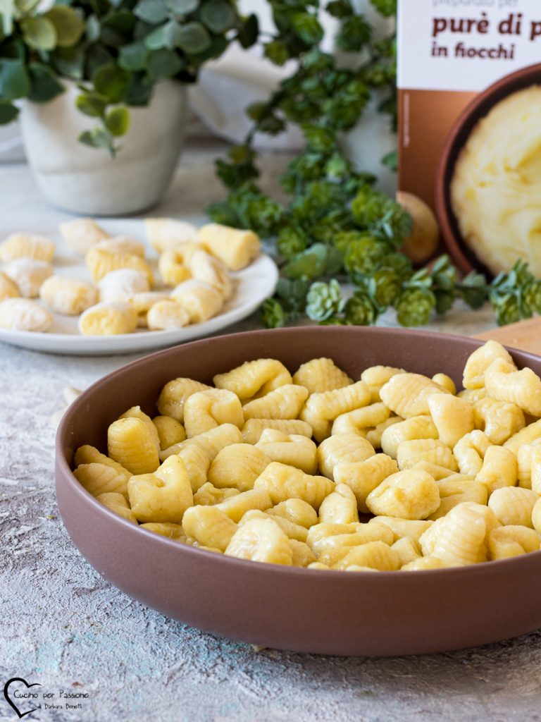 gnocchi mit kartoffelflocken
