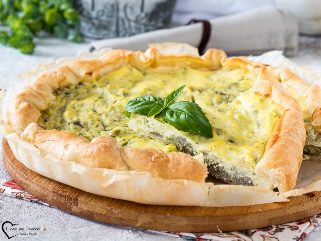 Herzhafter Artischocken-und-Ricotta-Kuchen