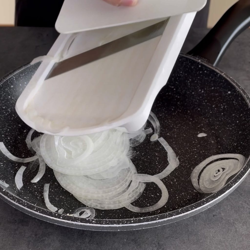 Huhnbrust mit Zwiebel