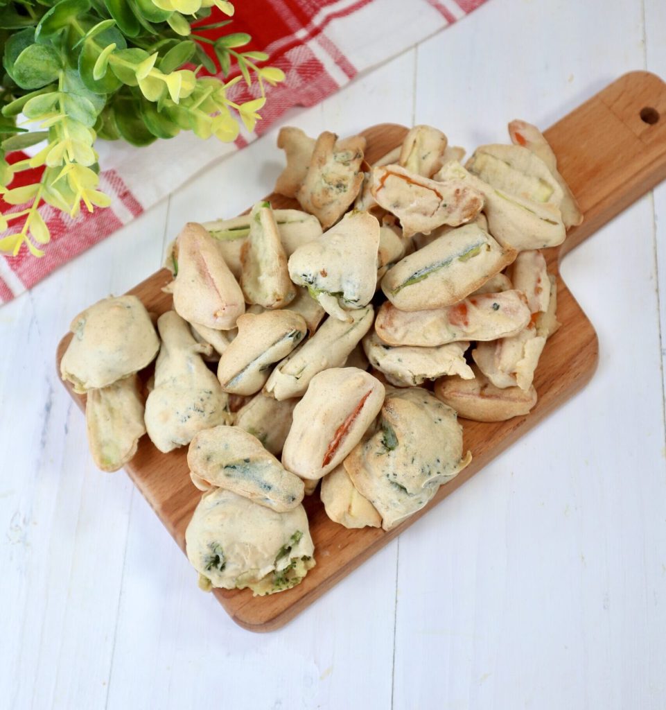 Gemüse im Teigmantel in der Heißluftfritteuse