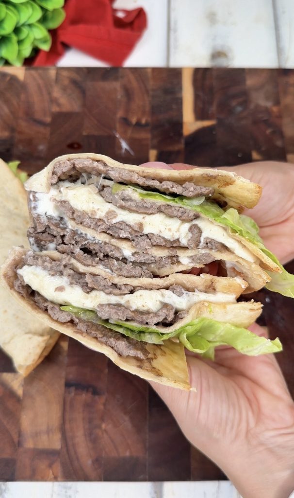 Piadaburger in der Heißluftfritteuse