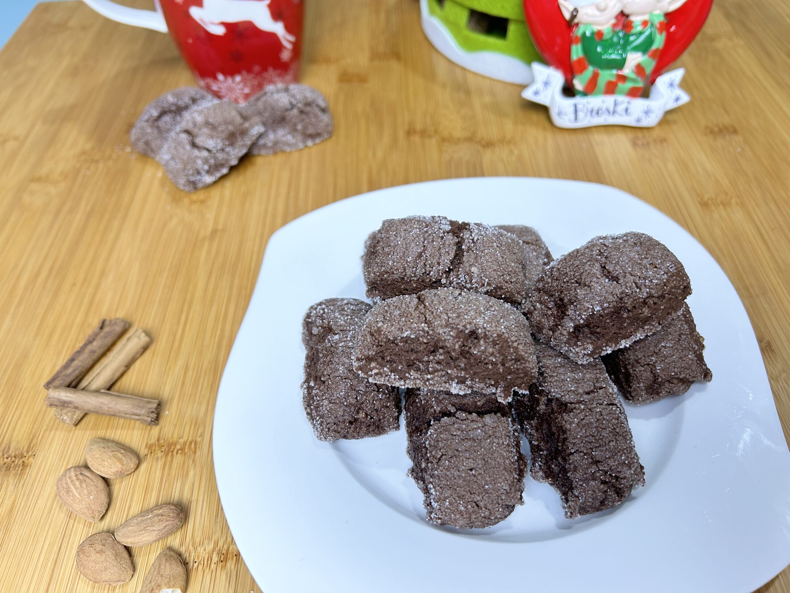 Weihnachtskekse🎅 mit Kakao.