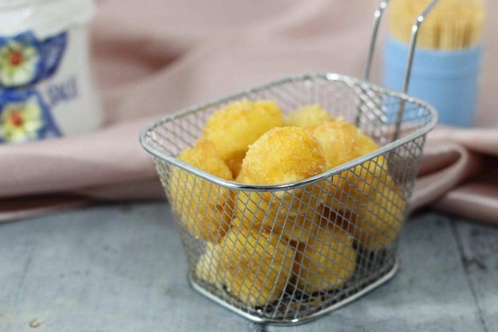 frittierte Mozzarellabällchen