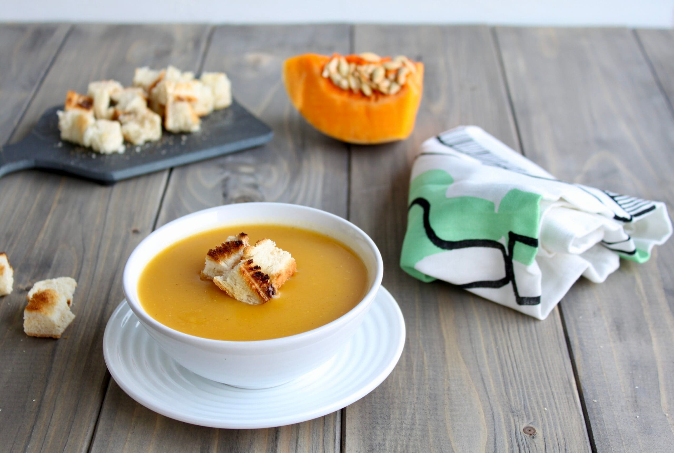 Kürbis-Kartoffelsuppe