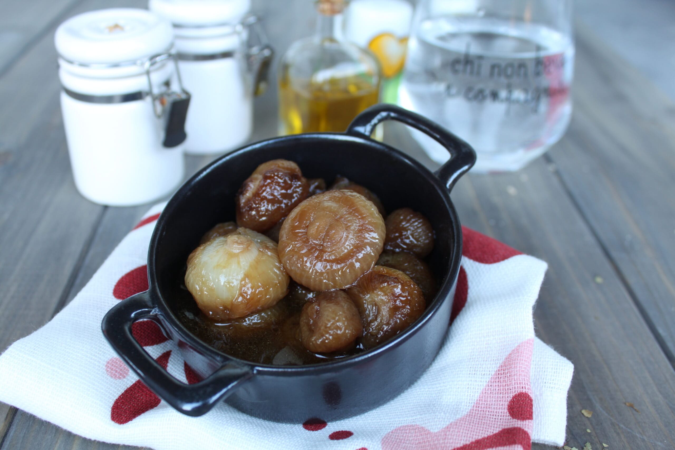 Schalotten in süß-saurer Sauce