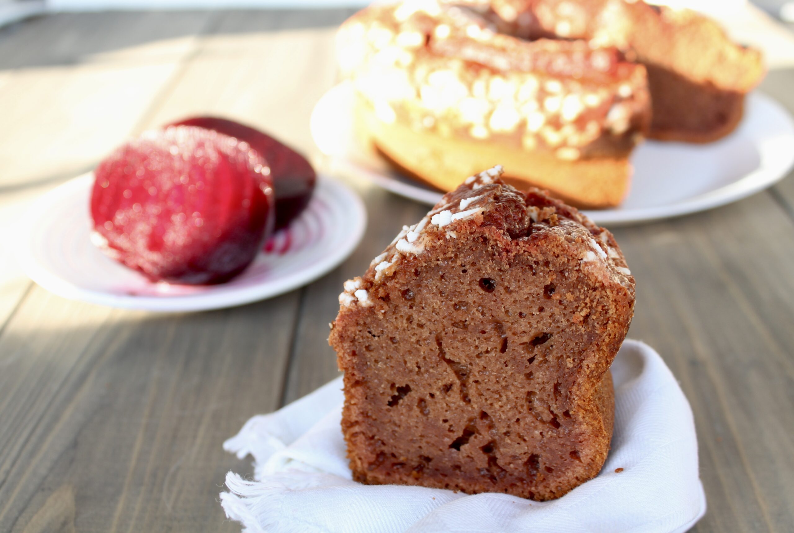 Süßer Rührkuchen mit Roter Bete
