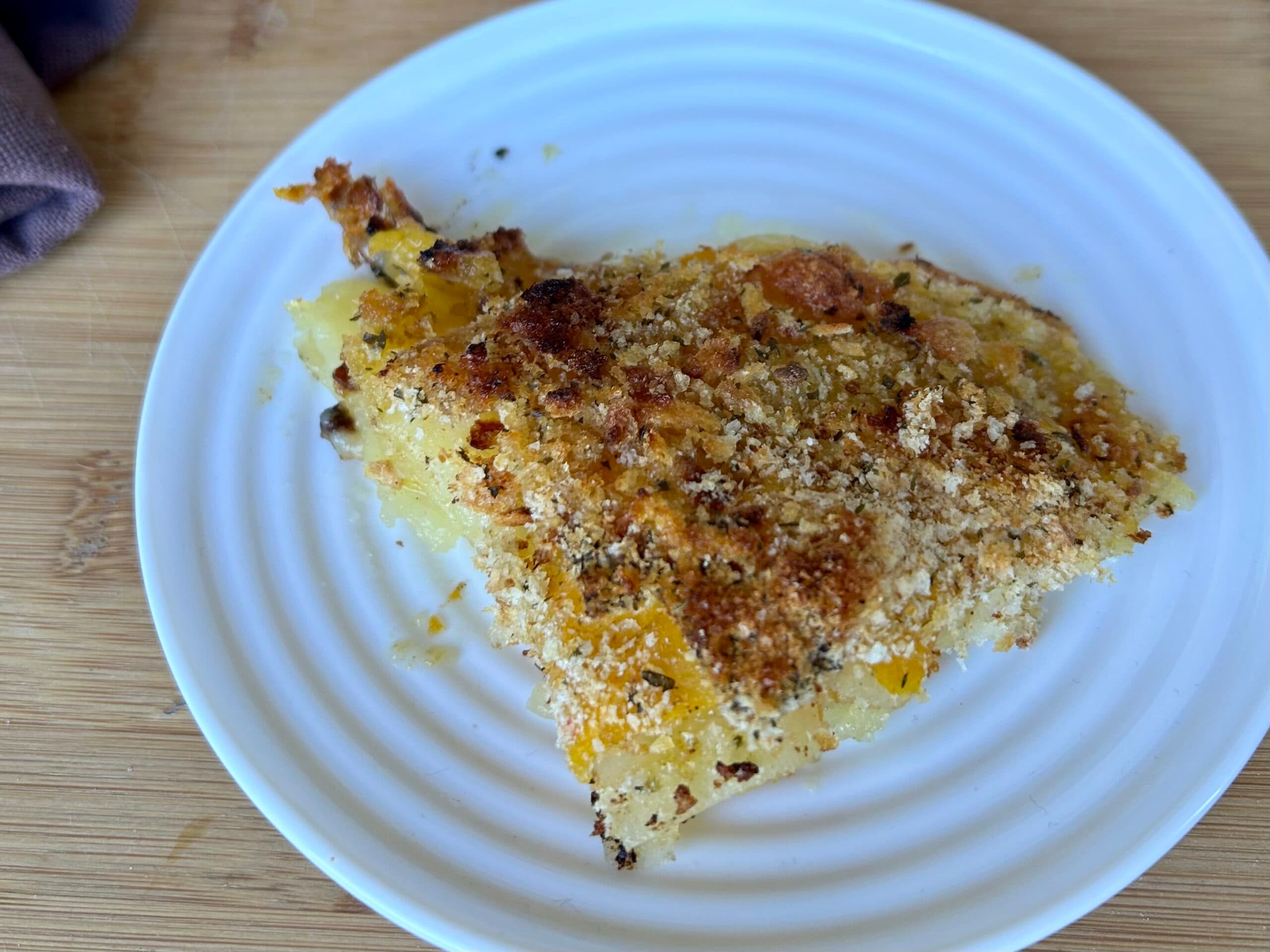 Kürbis und Kartoffelauflauf