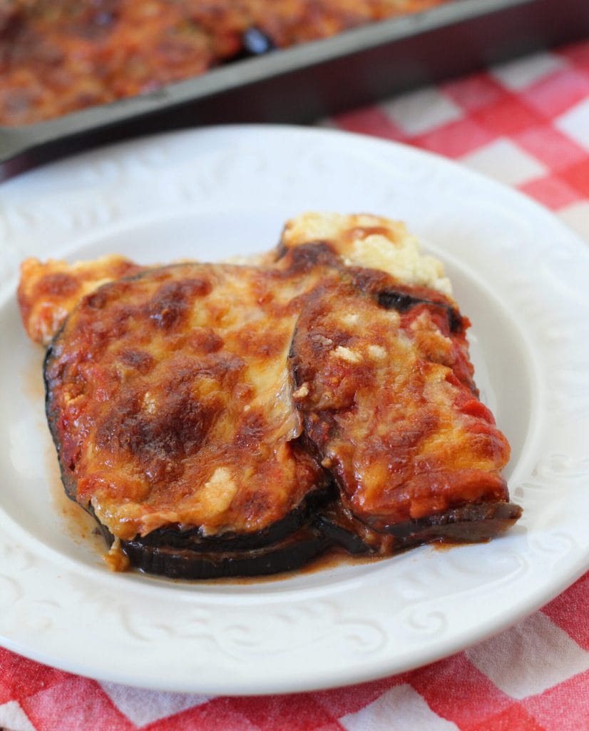 gegrillte Auberginen Parmigiana