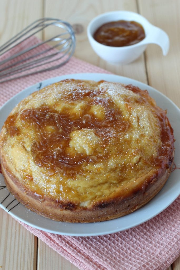 Kuchen mit Ricotta und Marmelade ohne Butter