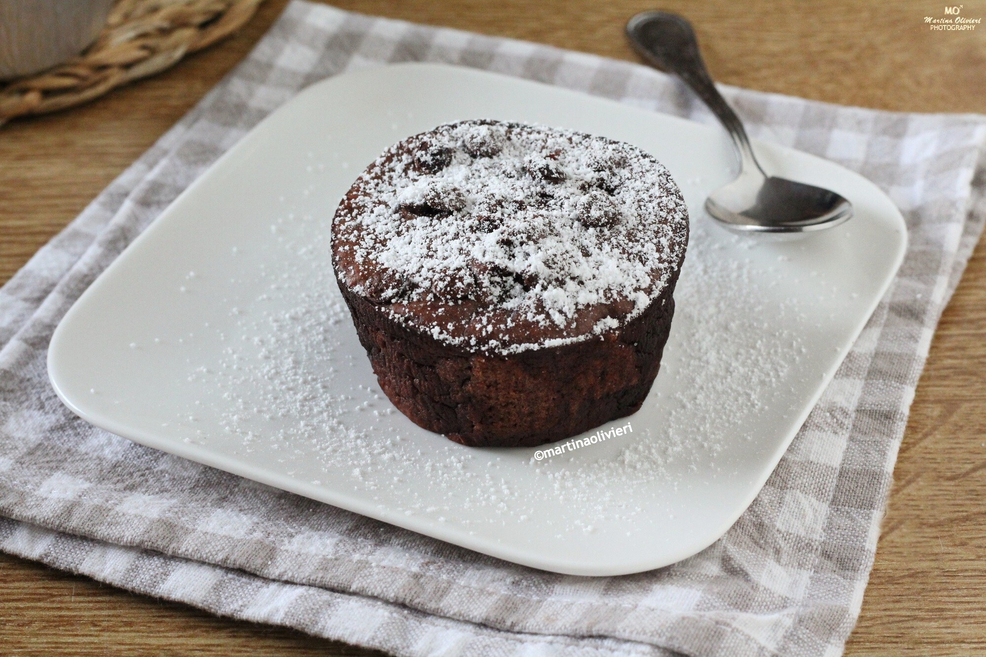 Joghurt und Schokoladenkuchen