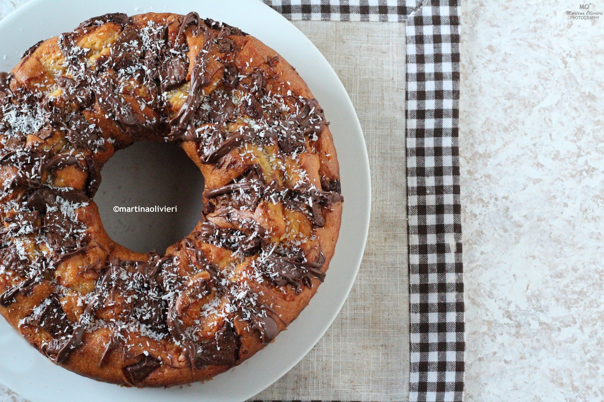 Kokos-Schokoladen-Kranzkuchen