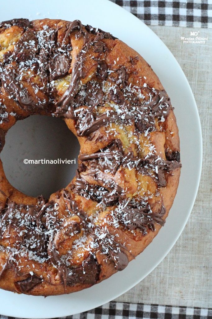 Kokos-Schokoladen-Kranzkuchen