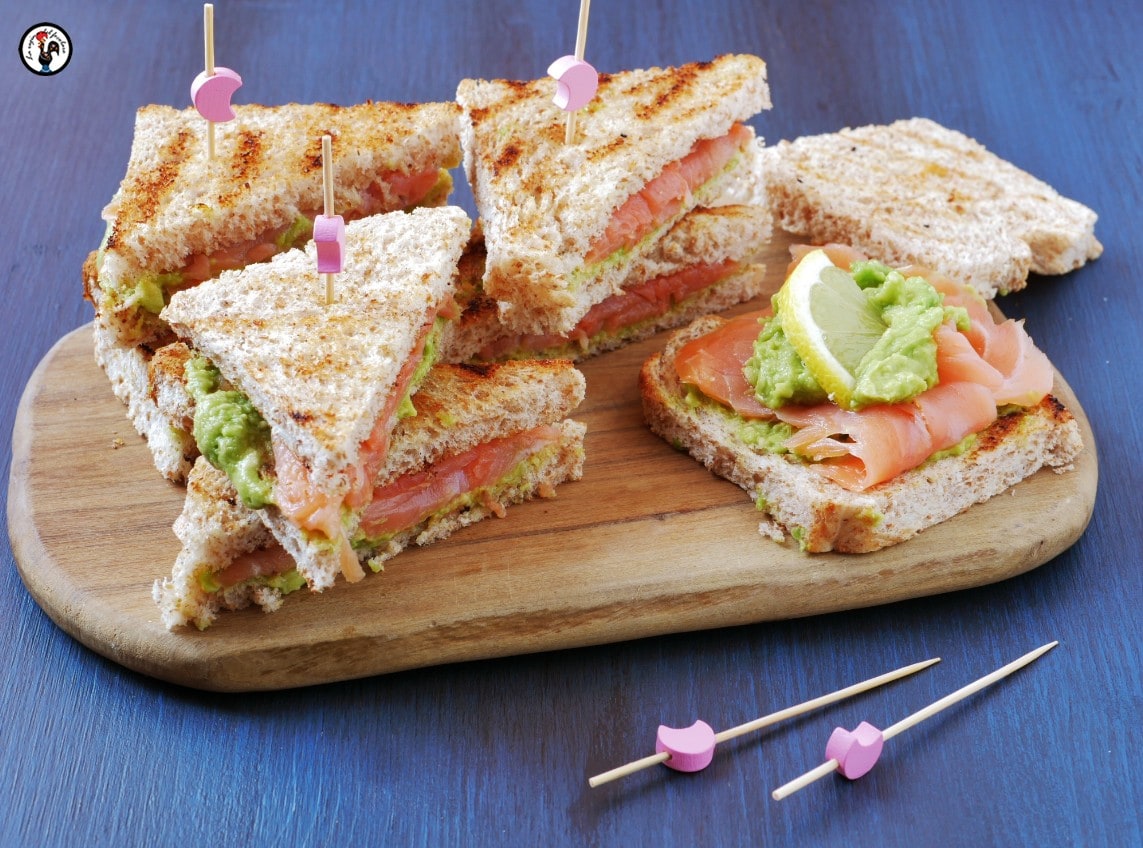 Lachs-Avocado-Sandwich