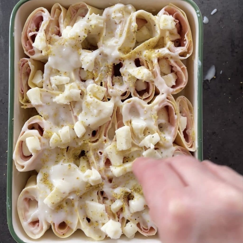 Lasagne mit Mortadella und Pistazien