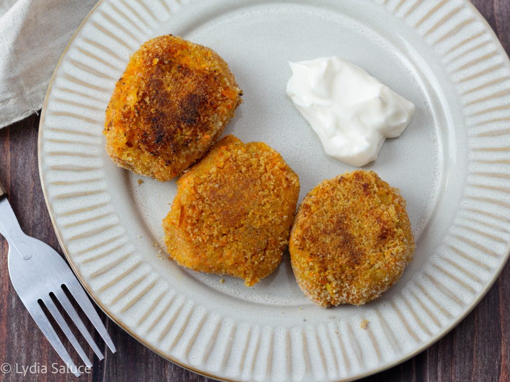 Linsen- und Karottenbällchen