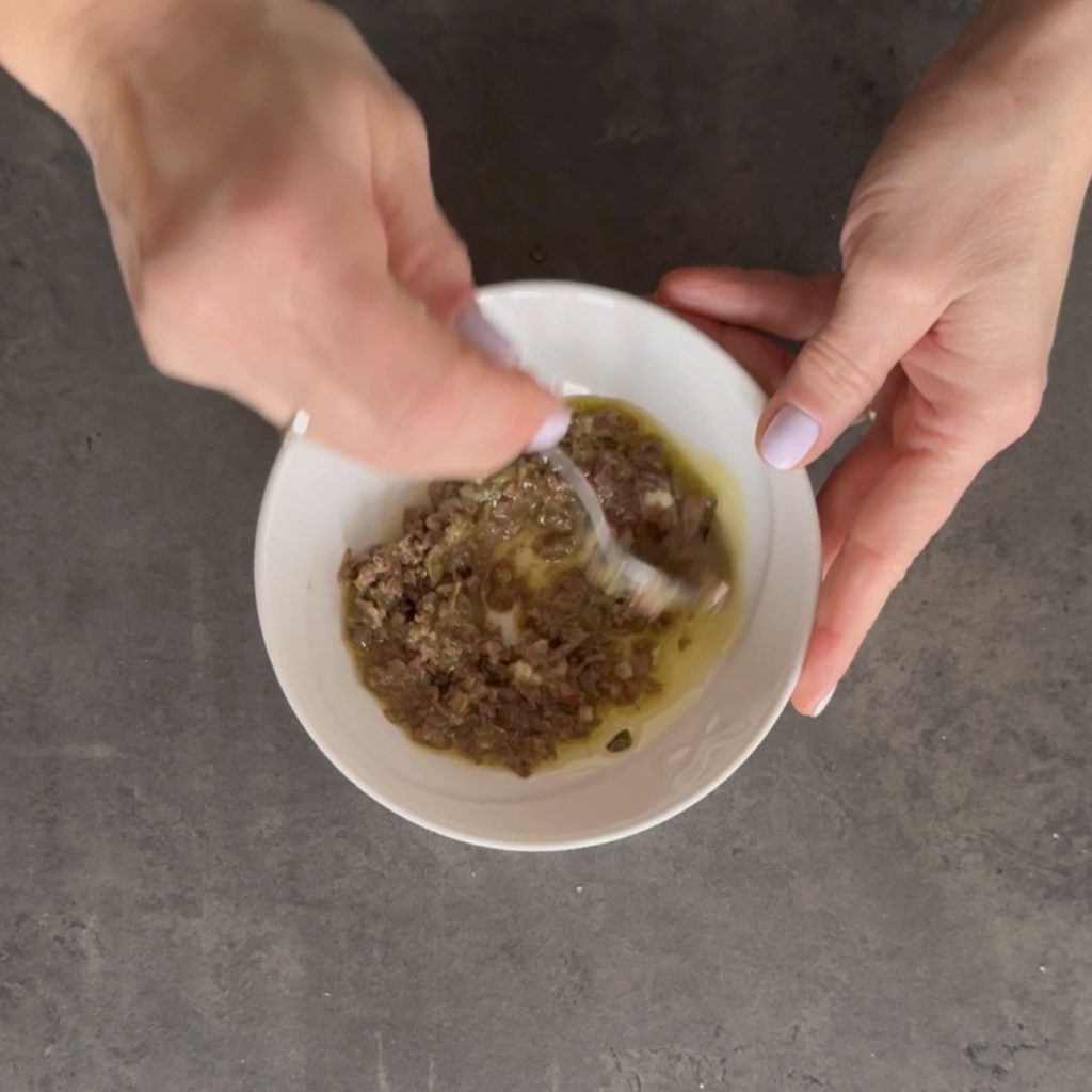 Marinierte gegrillte Auberginen