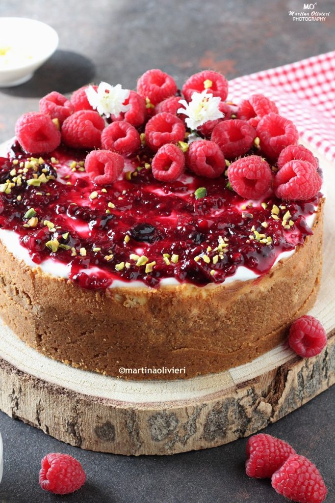 New York Cheesecake mit Waldfrüchten