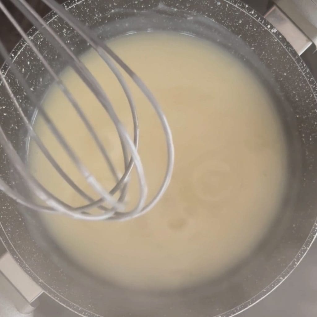 Pudding mit Mandelmilch