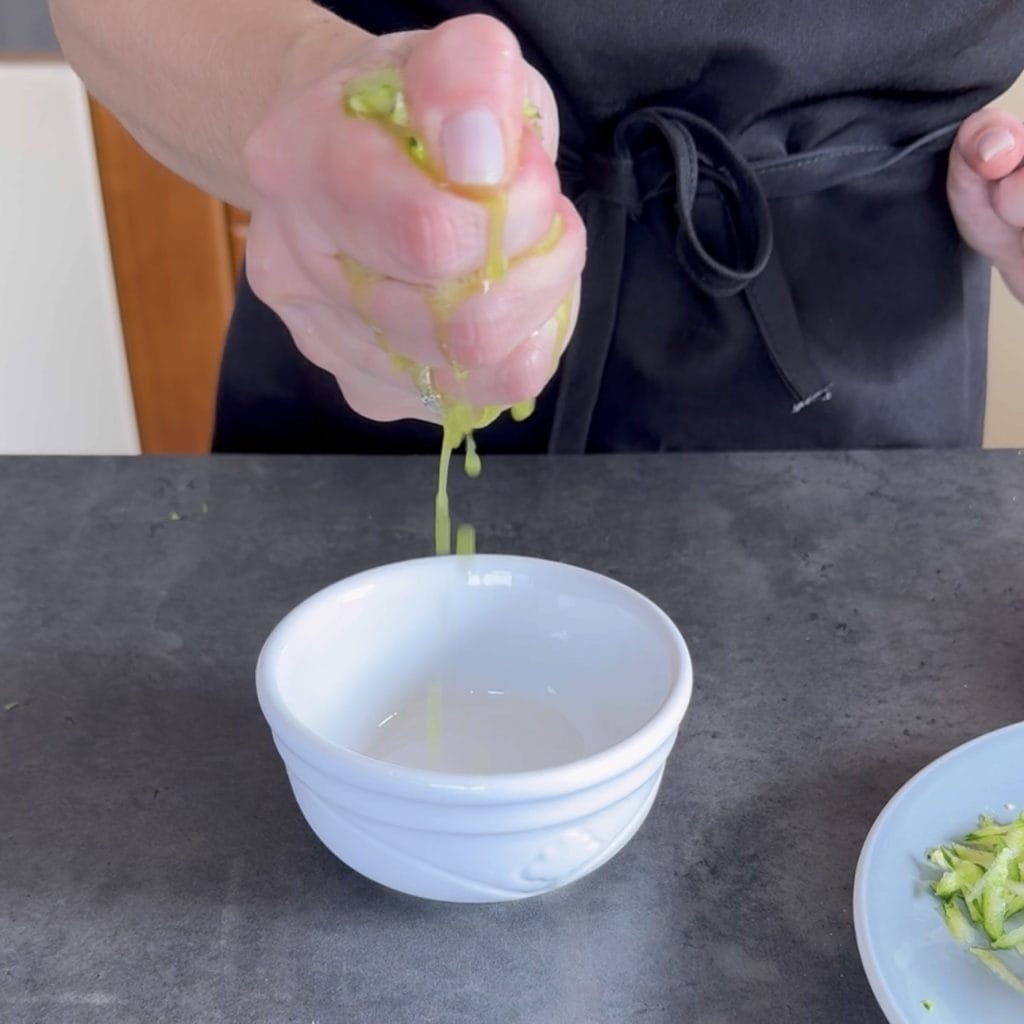 Reissalat mit Thunfisch und Zucchini