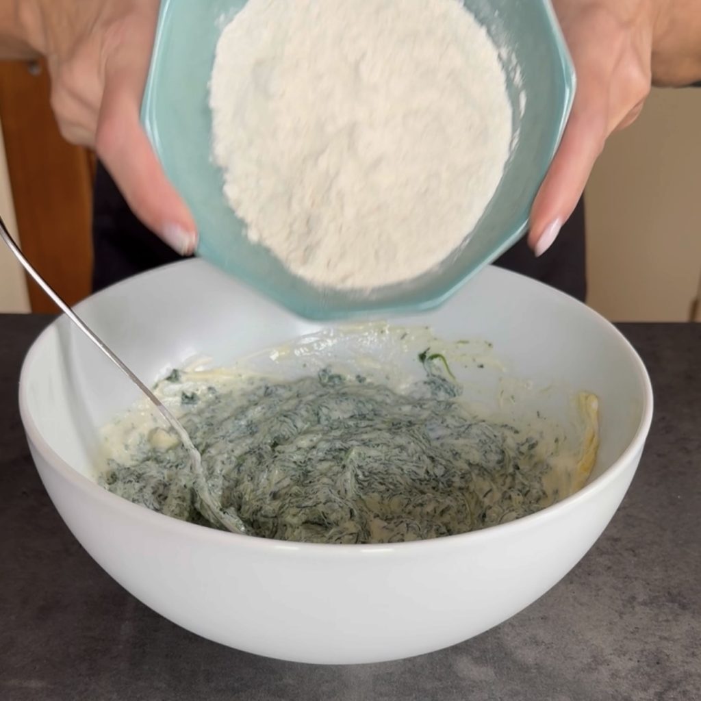 Ricotta und Spinat Frikadellen