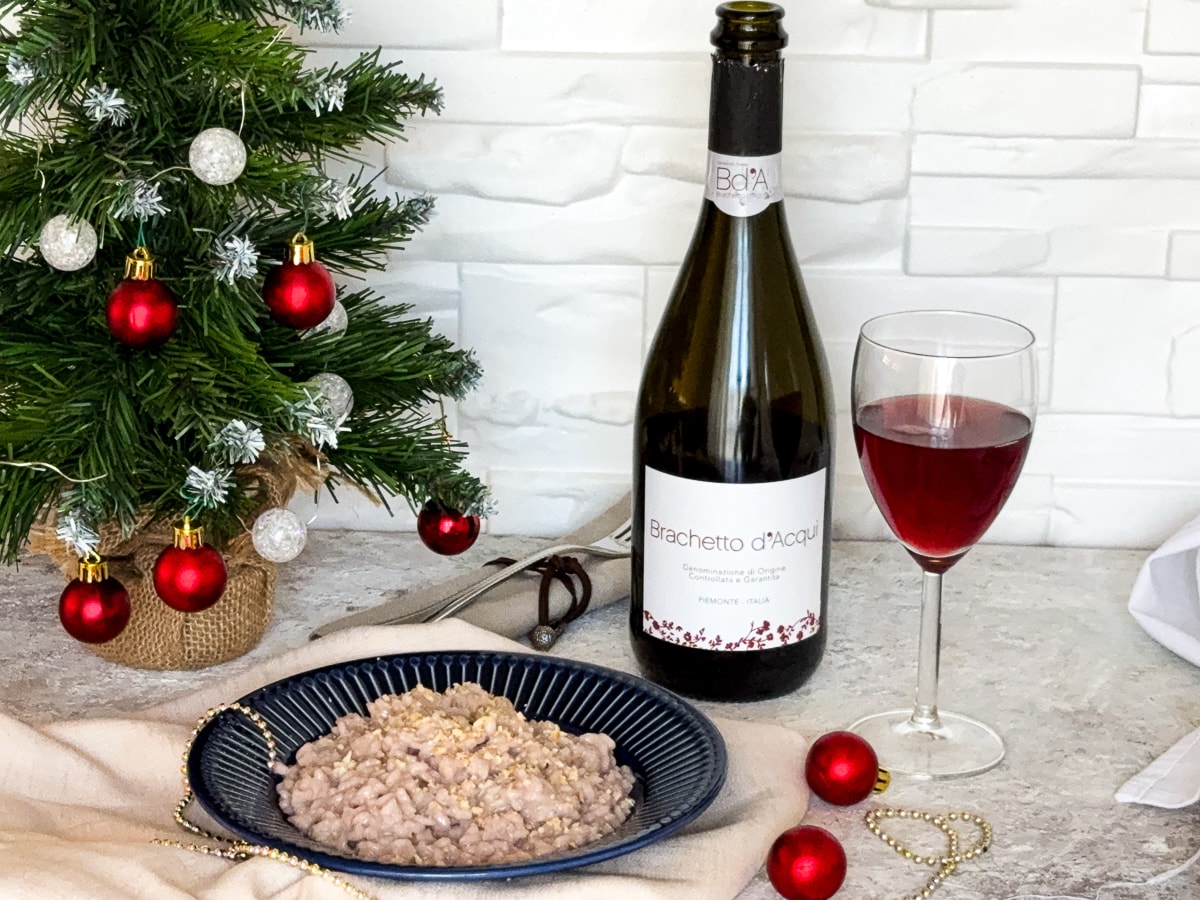 RISOTTO MIT BRACHETTO D’ACQUI UND GORGONZOLA