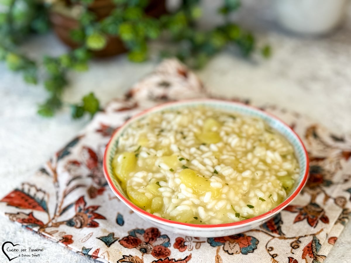 CREMIGES UND EINFACHES KARTOFFELRISOTTO