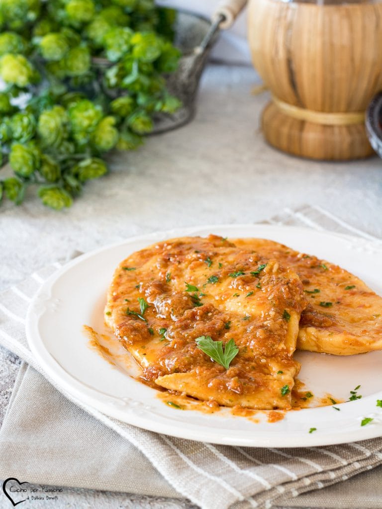schnitzel mit getrockneten tomaten