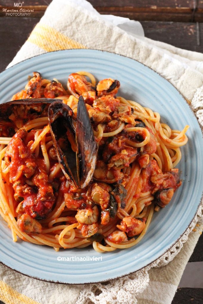 Spaghetti mit Muschelsauce