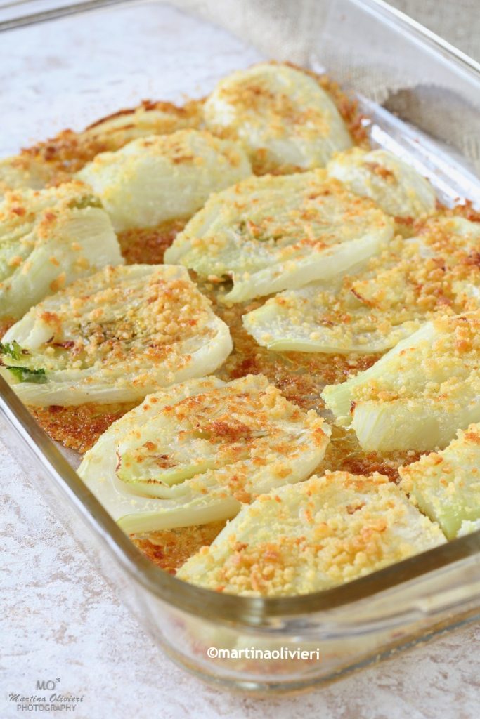 Überbackener Fenchel im Ofen
