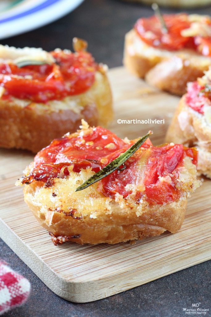 Umgekehrte Bruschetta